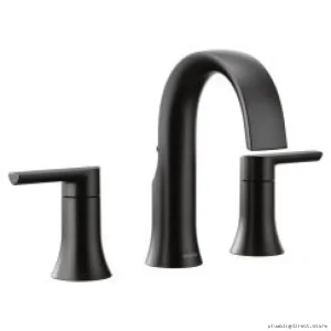Doux Black Widespread Bathroom Faucet Trim - TS6925BL Model