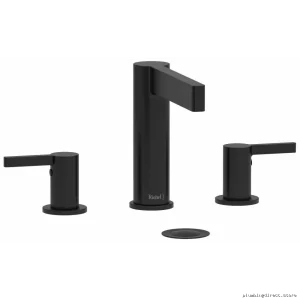 Black Widespread Bathroom Faucet 1.2 GPM - Lever Handle Water-Saving Design PX08BK