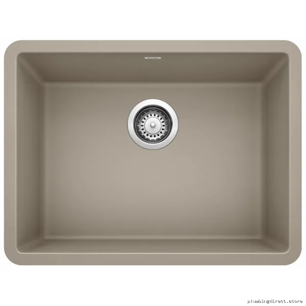 Truffled Stainless Steel Countertop Mount Blancco Silgranite Basin