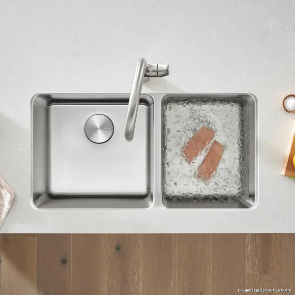 Blanco Stainless Steel Undermount Kitchen Sink 1.75 Bowl Formera U - Image 2