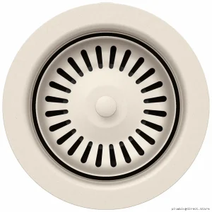 Blanco 203439 Sink Basket Strainer - Soft White Durable Fit for Silgranit Sinks