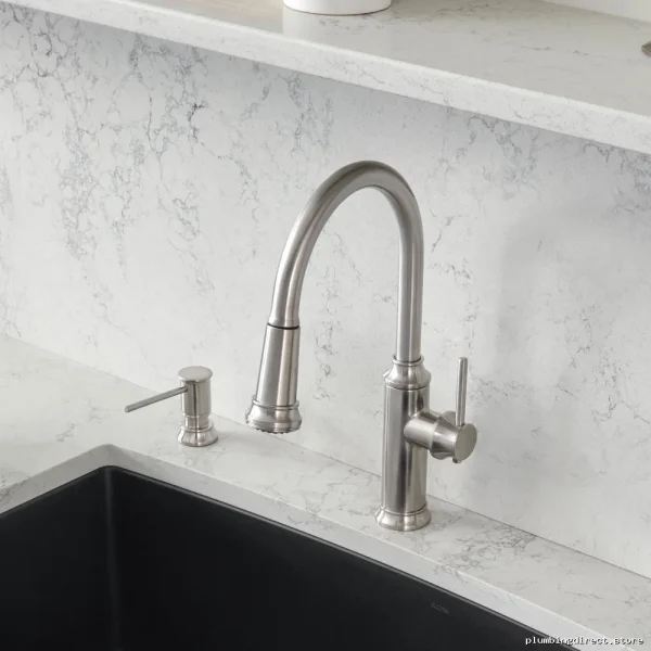 Blanco 442500 Kitchen Faucet with Pull-Down Spray - Stainless Steel High-Performance Empressa - Image 2