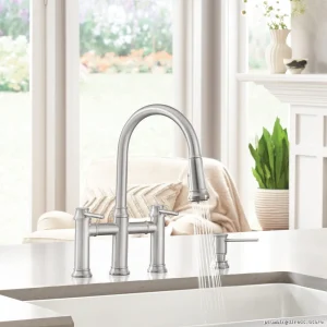 Blanco Stainless Steel Pull Down Sprayer Kitchen Faucet Model 442505