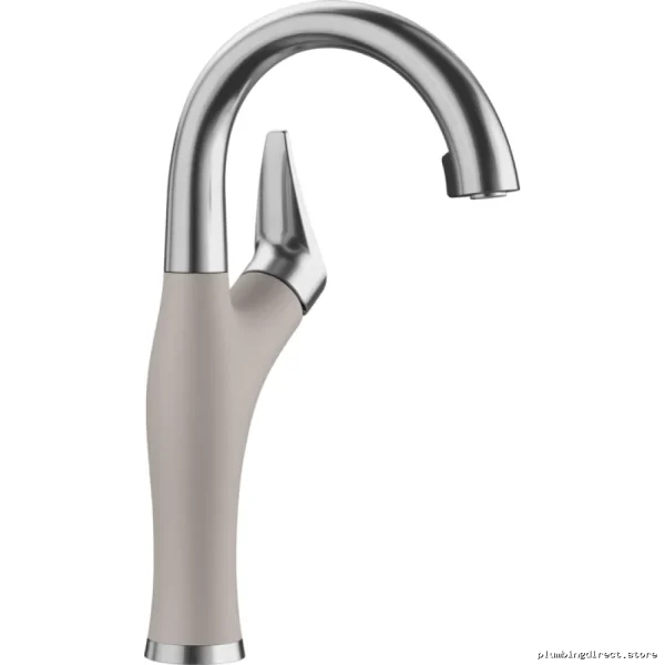 Blanco Artona Bar Faucet Hidden Pull-Down Spray Stainless & Concrete Gray
