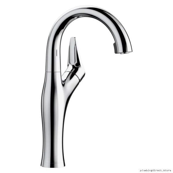 Blanco Artona Chrome Bar Faucet: Sleek Hidden Pulldown Spray Design 526381 - Image 2