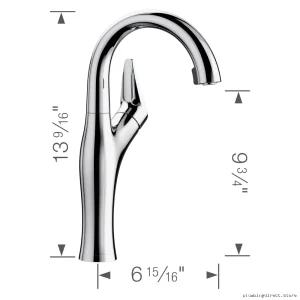 Blanco Artona Chrome Bar Faucet: Sleek Hidden Pulldown Spray Design 526381