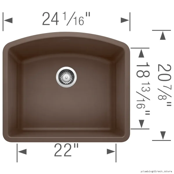 Blanco Café Silgrainite Under Mount Single Bowl Kitchen Sink - Image 2