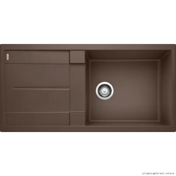 Blanco Cafe Silgranit 1 Bowl Sink with Drainboard - Image 2