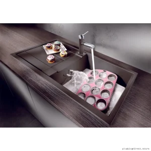 Blanco Cafe Silgranit 1 Bowl Sink with Drainboard