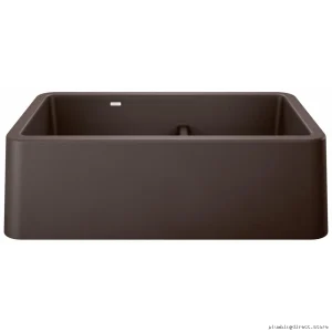 Blanco Cafe Silgranit Farmhouse Sink with Low Divide Bowl
