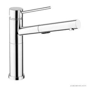 Blanco Chrome Pull-Down Kitchen Faucet with Sprayer 401317