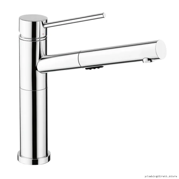 Blanco Chrome Pull-Down Kitchen Faucet with Sprayer 401317