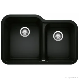 Blanco Coal Black Silgranit Undermount Kitchen Sink 1.75 Bowl Model 402628