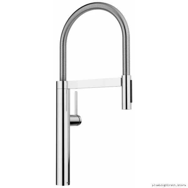 Blanco Culina II Chrome Pull-Down Spray Kitchen Faucet with Spring - Image 2