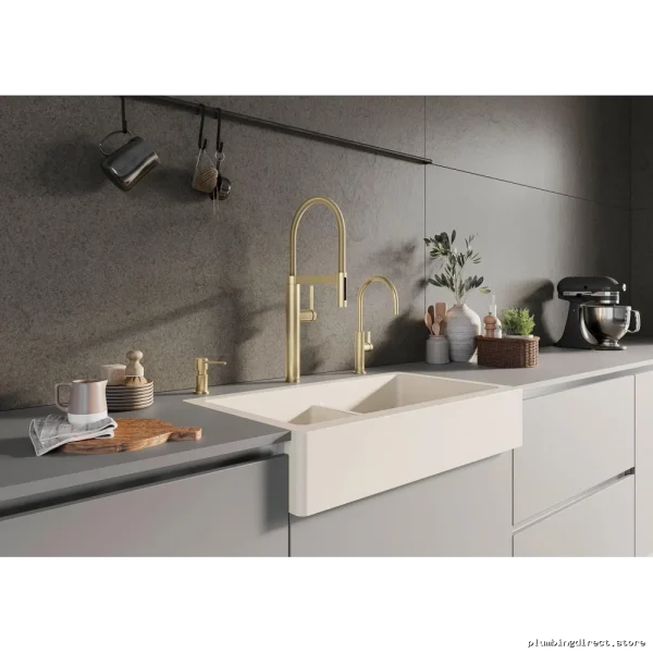 Blanco Culina II Chrome Pull-Down Spray Kitchen Faucet with Spring