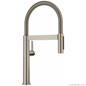 Culina II Mini Pre-Rinse Kitchen Faucet by Blanco - Spring-Loaded Pulldown & PVD Satin Finish