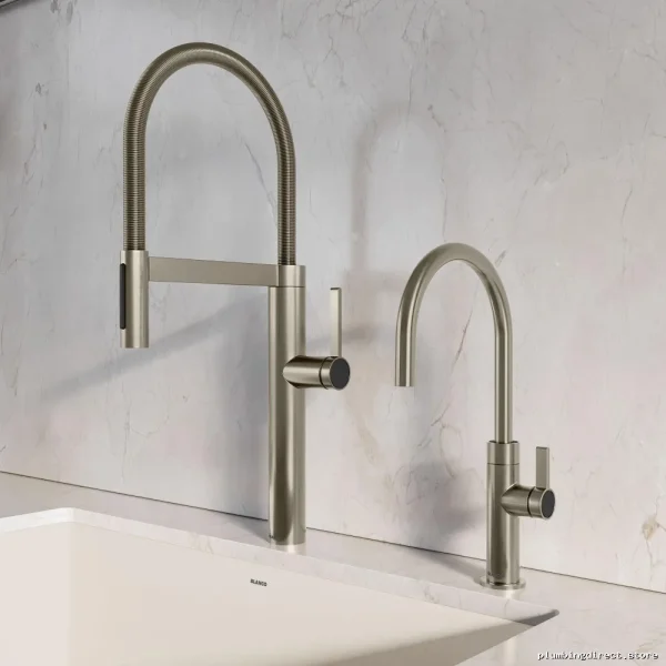 Blanco Culina II Drinking Water Faucet with PVD Satin Platinum Finish - Stainless Steel Kitchen Fixture - Image 3