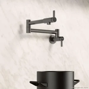 Blanco Culina II Satin Dark Steel Pot Filler Faucet 527487