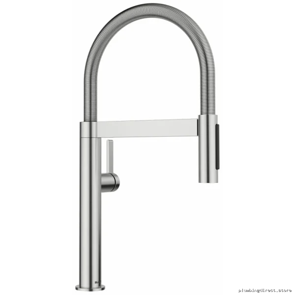 BlancoCulina II Mini Pre-Rinse Faucet w/ Spring Pulldown Spray - PVD Steel 527479
