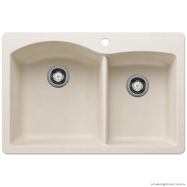 Silgranit Drop-In Bowl Sink Diamond 1.75 Soft White Model Blanco - Image 2