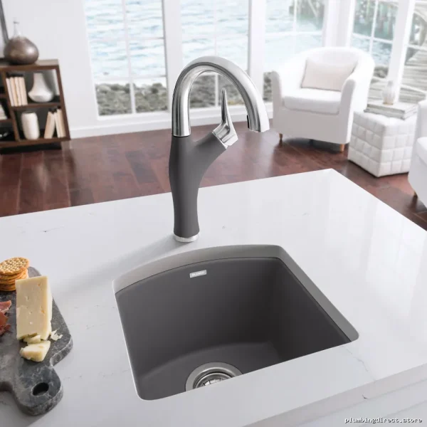 Blanco Silgranit Sink - Diamond Mini Cinder Single Bowl - Image 2