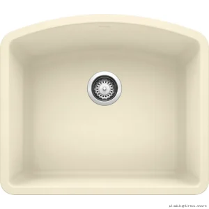Blanco Diamond U Undermount Kitchen Sink - Biscuit Silgranit