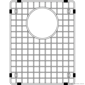 Blanco Stainless Steel Sink Protector Grid - Durable 406444 Model
