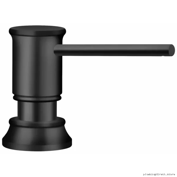 Blanco Empressa Matte Black Modern Soap Dispenser 443030 - Image 3