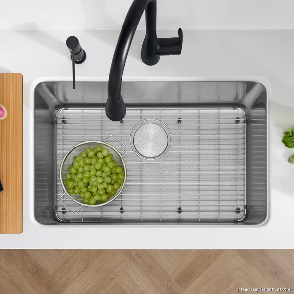 Blanco Formera U 28 Large Sink Grid Stainless Steel Drain Rack 237141 - Image 3