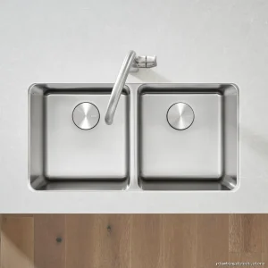 Blanco Formera U Stainless Steel Dual Bowl Undermount Kitchen Sink