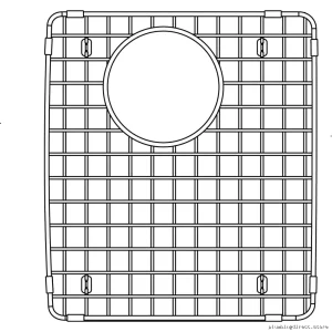Blanco Stainless Steel Sink Grid Protector for Horizon Series