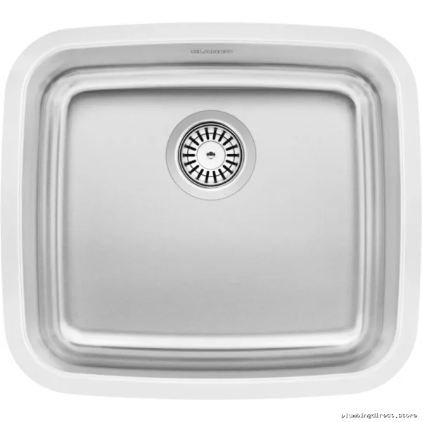 Blanco Horizon U 1 Bowl Modern Undermount Sink - 304 Stainless Steel