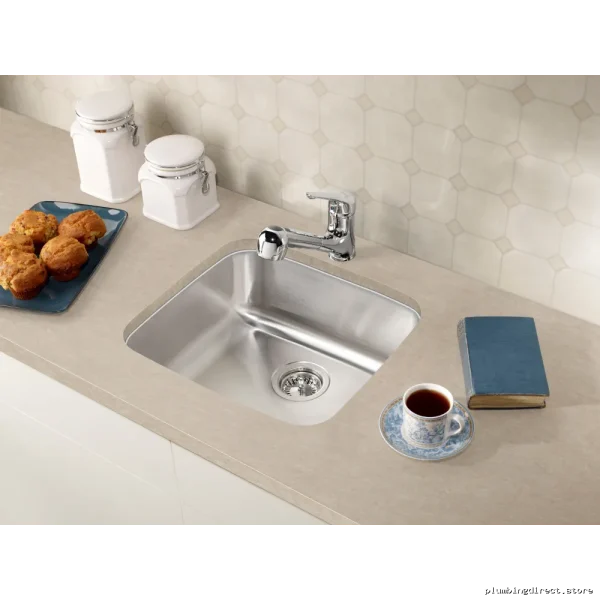 Blanco Horizon U 1 Bowl Modern Undermount Sink - 304 Stainless Steel - Image 2