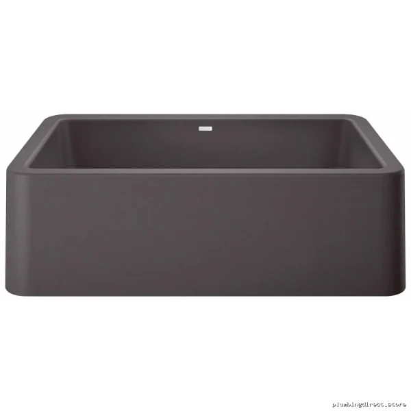 Ikon 33 Silgranit Apron Front Sink in Blanco - Image 2