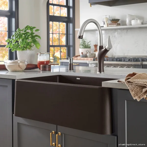 Blanco Ikon 33 Cafe Silgranit Apron Front Kitchen Sink 401872 - Image 3