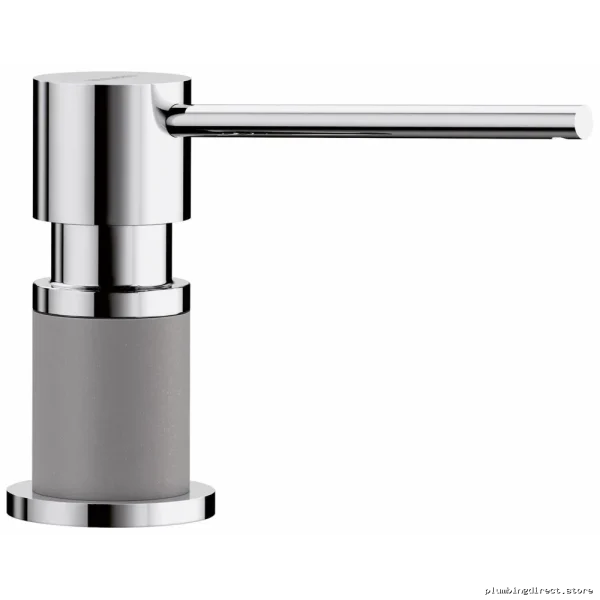 Blanco LATO Soap Dispenser – Sleek Chrome/Matte Black Finish for Contemporary Bathrooms - Image 3