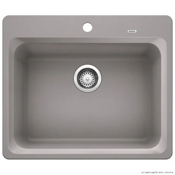 Blanco Metallic Gray Silgranit Drop-In Kitchen Sink Model 401671 - Image 2