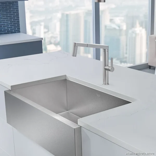 Blanco Panara SS Kitchen Faucet With Pull Out Sprayer - Image 2