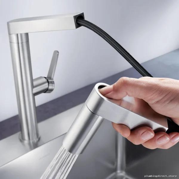 Blanco Panara SS Kitchen Faucet With Pull Out Sprayer - Image 5