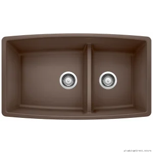 Blanco Performa U 1.75 Bowl Silgranit Undermount Sink - Cafe Finish 401186