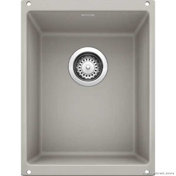 Blanco Precis U 0.75 Bowl Silgranit Undermount Sink in Concrete Gray 402270