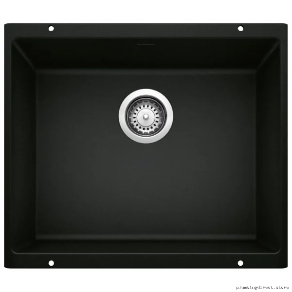 Undermount Silgranit Sink - Coal Black 1-Bowl Precis U Series (402658) Blanco - Image 2