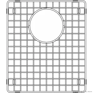 Blanco Stainless Steel Grid Precis U2 Liven 1.0 Bar Sink 516363