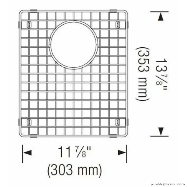 Blanco Stainless Steel Grid Precis U2 Liven 1.0 Bar Sink 516363 - Image 3