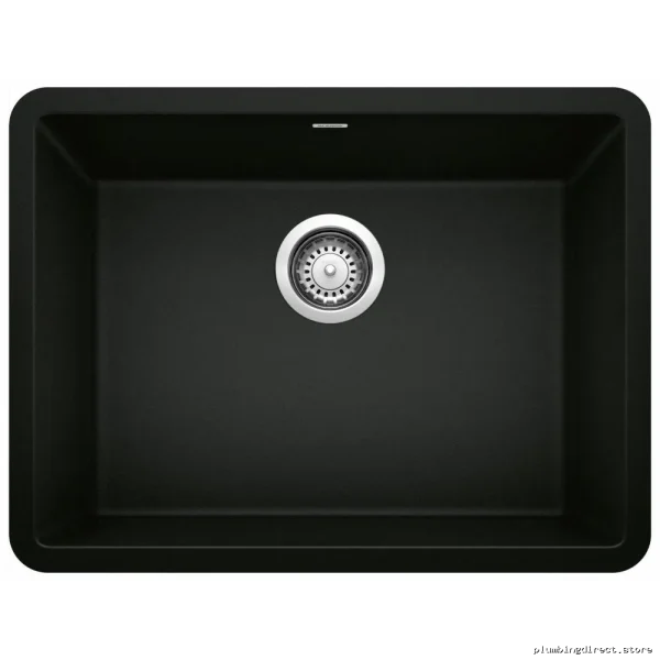 Blanco PrecisU CoalBlack Silgranit Sink – Modern Durable Design for Kitchen Island