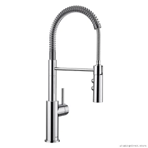 Blanco Professional Kitchen Faucet with Pull-Down Spray Chrome