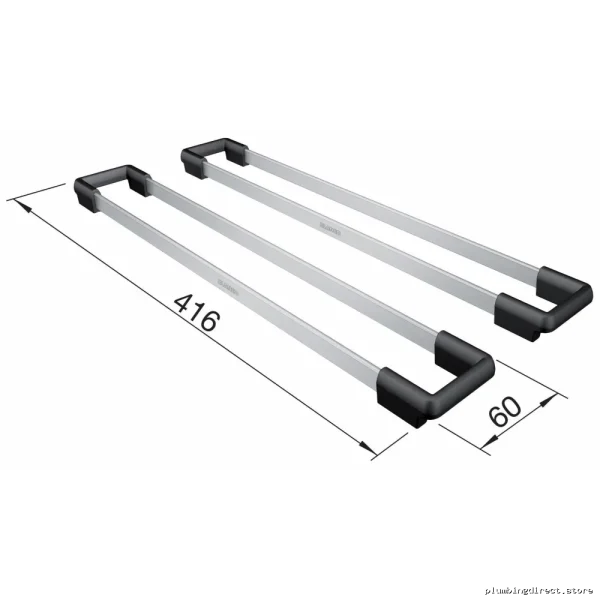 Blanco Quatrus R15 Stainless Steel Sink Rails Pair for Farmhouse Installation - Image 2