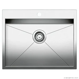 Blanco Quatrus Stainless Steel Drop-In Sink - Single Bowl 1-Hole Design