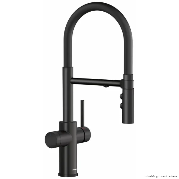 Catris 442992 Blanco Semi-Professional Kitchen Sink Faucet with Flexible Filter System - Matte Black - Image 3
