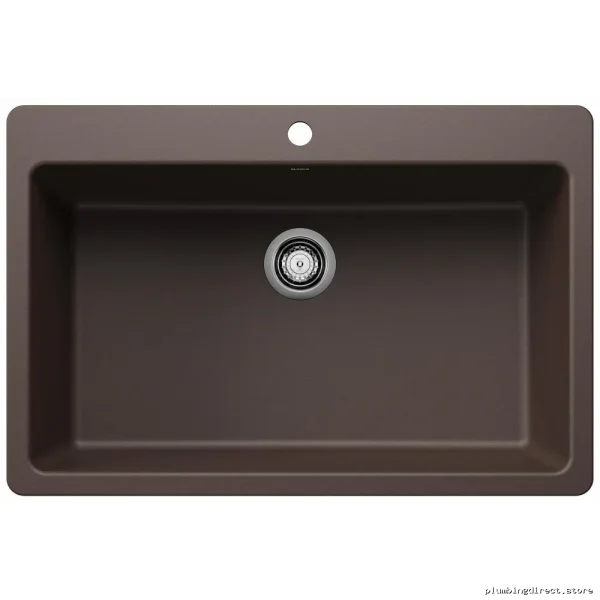 Blanco Silgranit Dual Mount Kitchen Sink - 33 Inch Single Bowl Café Model